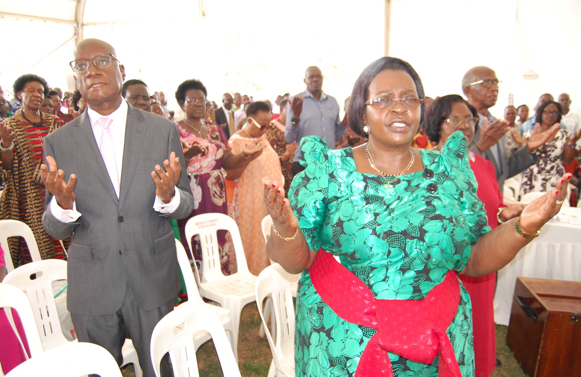 Margret Nantongo Zziwa n'ali mu mmisa