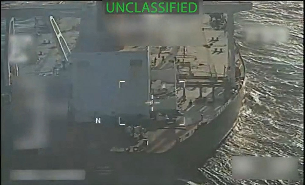 The United States seized this large oil tanker off the coast of Venezuela, dramatically escalating tensions between Washington and Caracas.