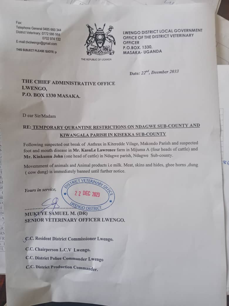 Ebbaluwa Omusawo Gye yafulumizza