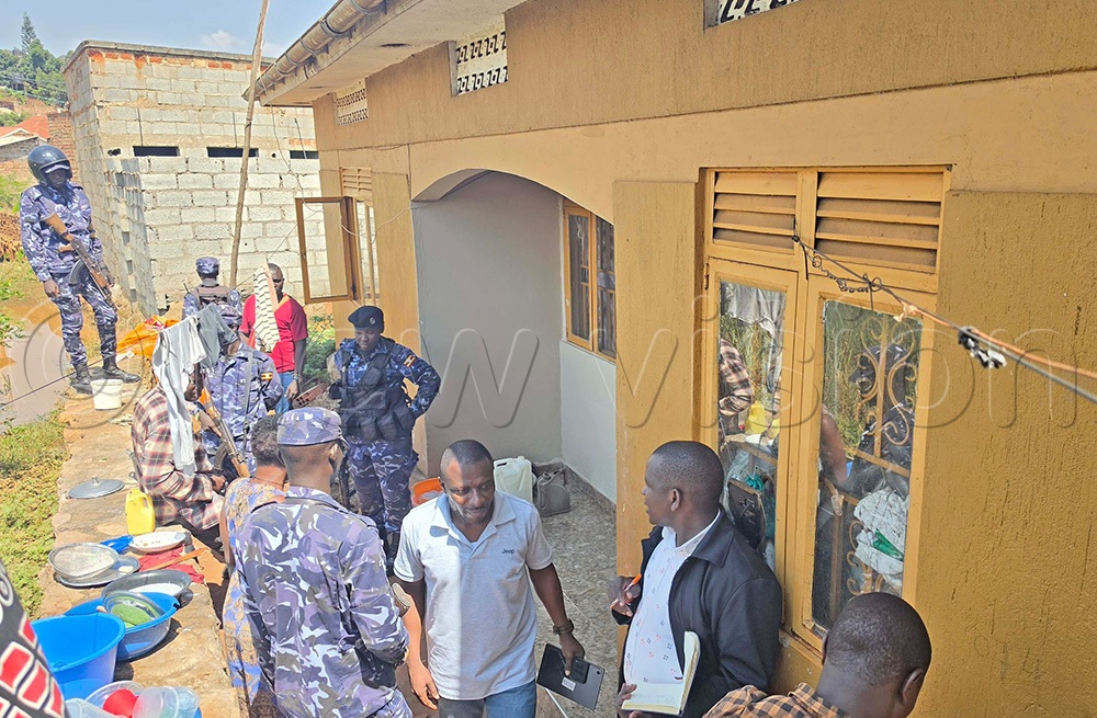 Police have searched the home of Vincent Arnold Nsamba in Nansana, who is the key suspect in the killing of the legendary musician Moses Matovu. (Photo by Martin Kizza)