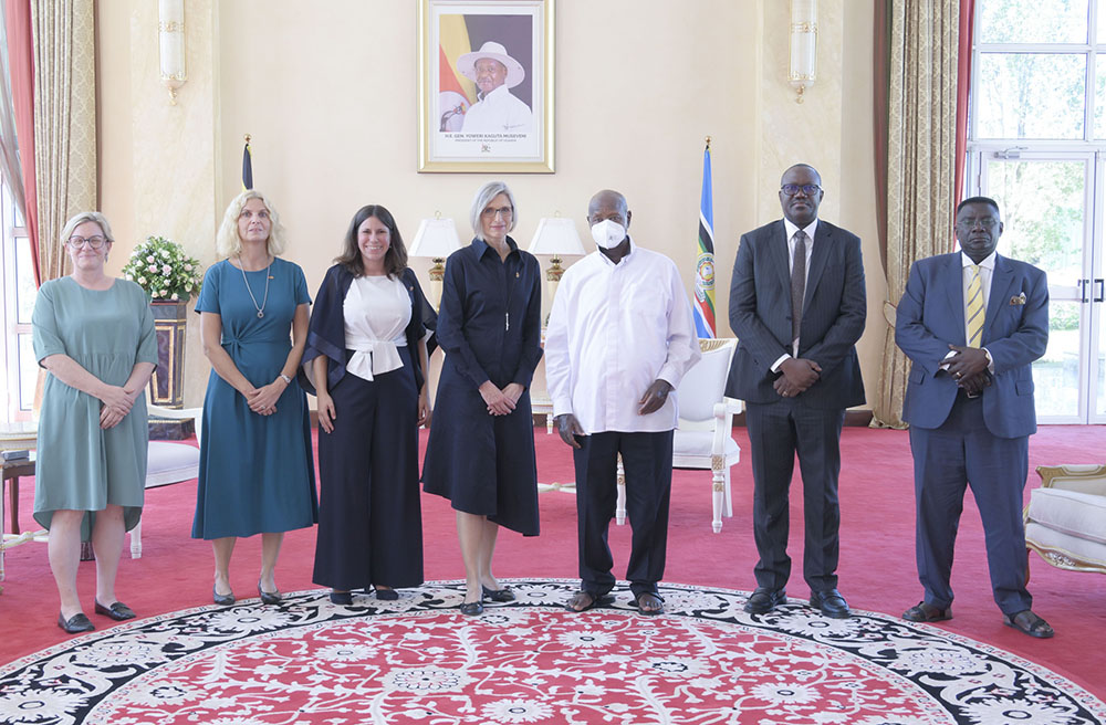 Museveni welcomed the new envoys and wished them success in carrying out their diplomatic responsibilities in Uganda. (PPU Photos)