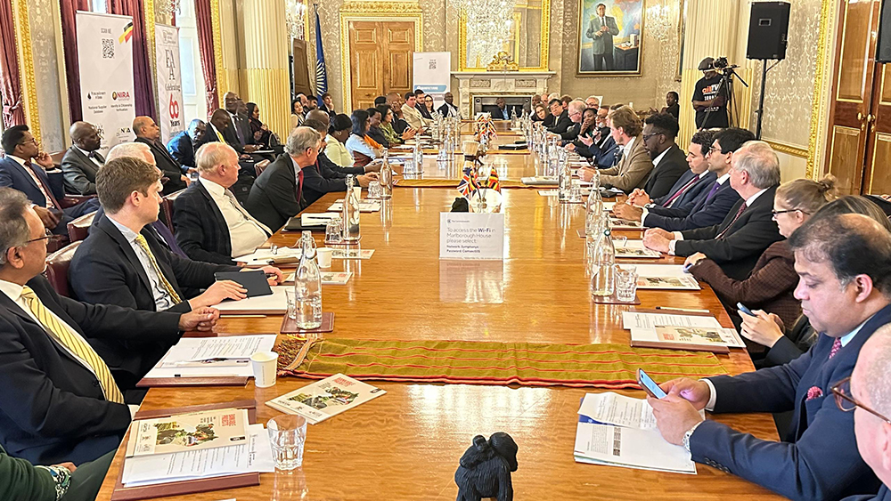A section of investors attending the meeting in London addressed by the Prime Minister of Uganda Rt Hon.  Robinah Nabbanja. (Courtesy) 