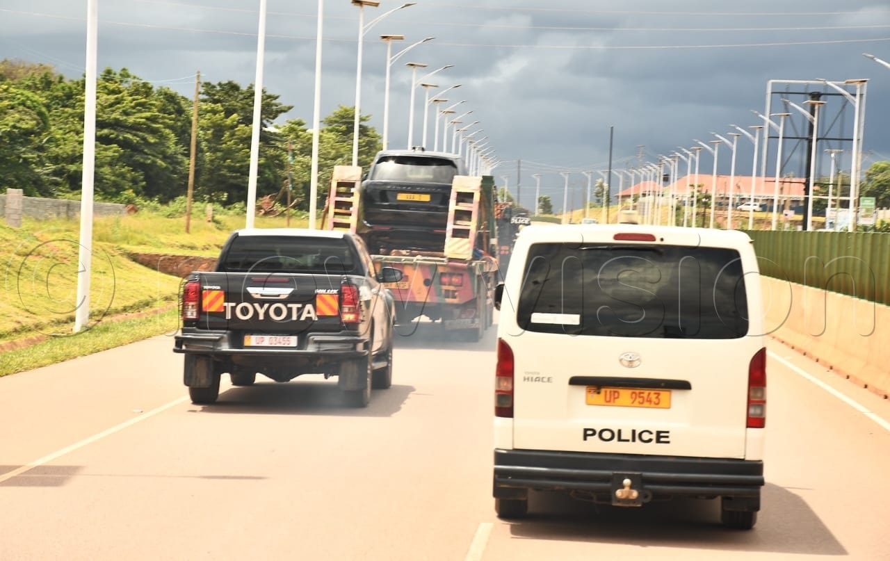 Securing after impounding the luxurious vehicles left the premises.