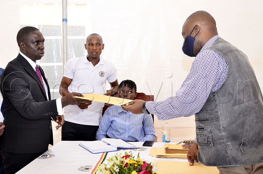Nsereko, 44, now joins a crowded field of 183 presidential aspirants that have so far picked forms from the Electoral Commission headquarters in Kampala. (Credit: Ronnie Kijjambu)