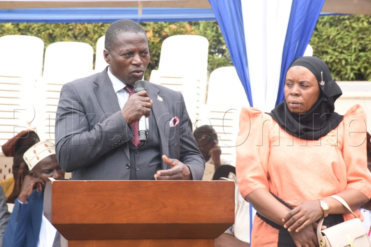 Omwami w'essaza lye Mawogola Muteesa John Kankaka ng'ayogera