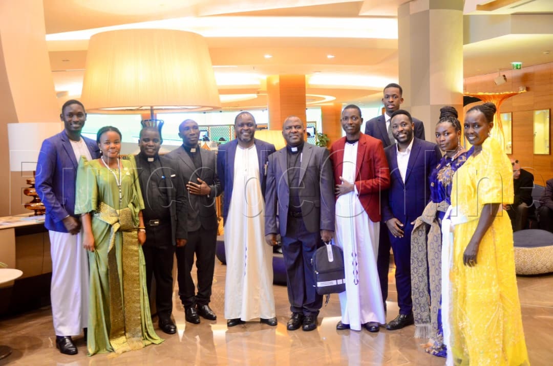 Ekibinja kya bannayuganda okuva e Masaka nga bali ku bugenyi mu Algeria gye baasisinkanidde Paapa Leo IV