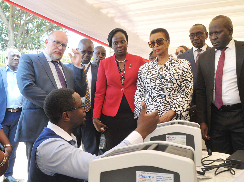 Uganda is scaling up point-of-care HIV testing at lower-level health facilities in a move aimed at reducing delays in diagnosing babies exposed to HIV. (Courtesy photo)