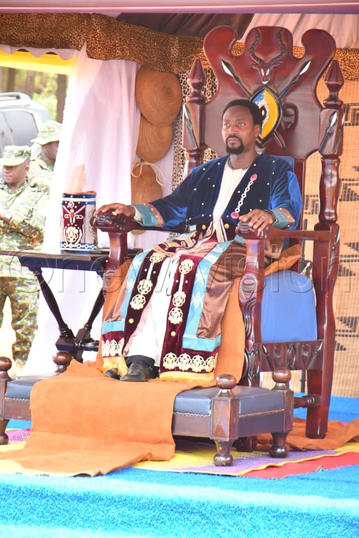 Kyabazinga William Gabula Nadiope IV during celebrations to mark his 12th Coronation Anniversary in Mayuge. (Credit: Donald Kiirya)