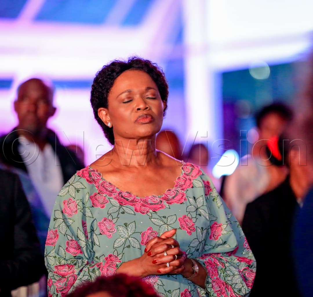 Her Royal Highness the Nnabagereka of Buganda in a moment of worship.