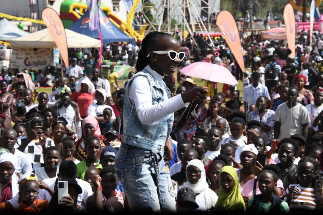Felistar kicked off the performances with an electrifying act, while Amooti had the crowd roaring with laughter and dancing to his comedic sing-alongs. (Credit: Mpalanyi Ssentongo)