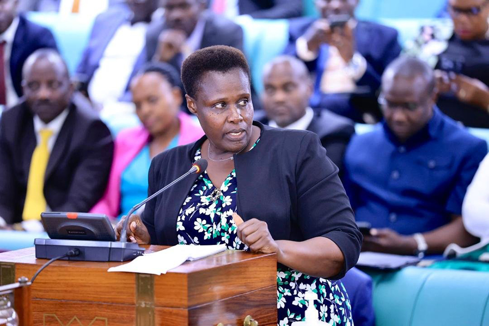 Vice President Jessica Alupo during a plenary session at Parliament on August 20, 2026. (Courtesy: X/@Parliament_Ug)