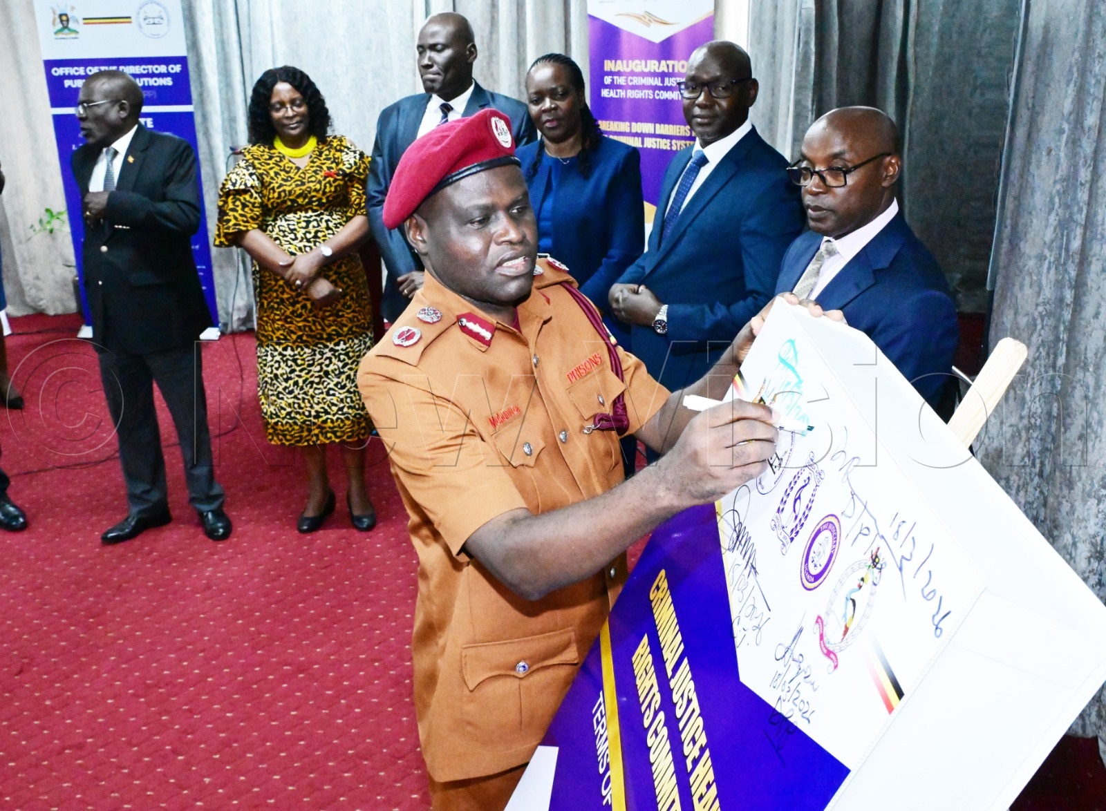 Asst. Commissioner General of Prisons, Eli Muhumuza. 