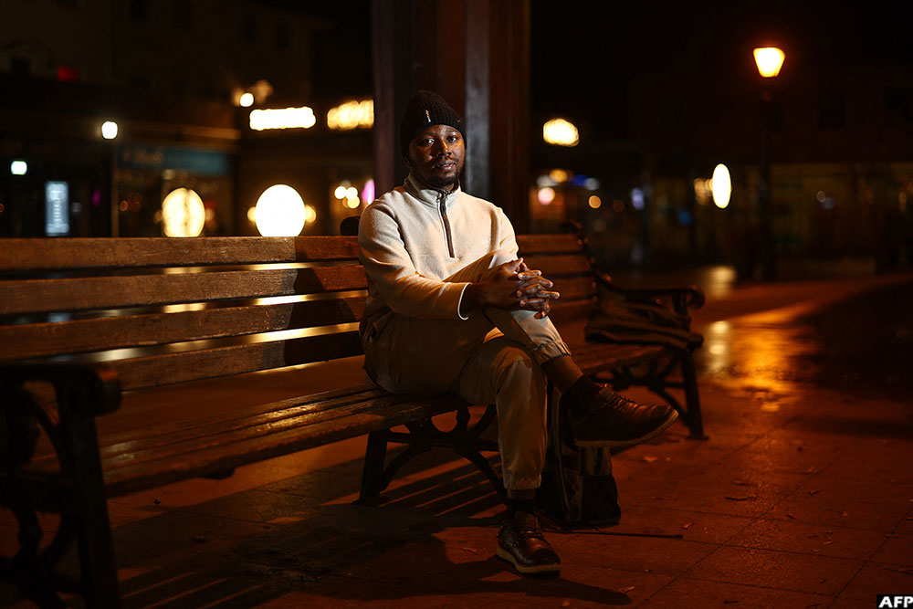 Omatule Ameh, 39, from Nigeria works as a care worker.