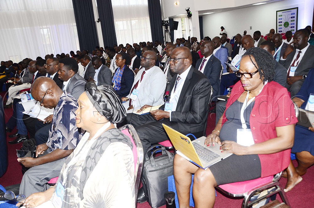 Across section of participants during the inaugural Uganda Annual Water Utilities-Regulator’s conference at the Water ministry headquarters in Luzira on 8th December 2025. (Photo by Juliet Kasirye)