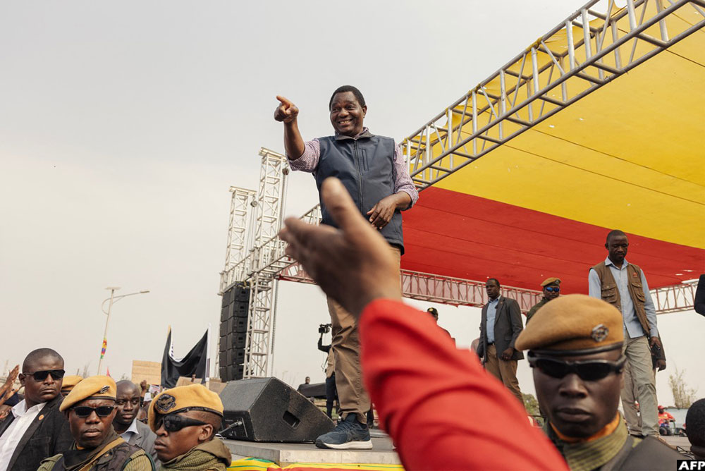 Zambian incumbent President Hakainde Hichilema is the presidential candidate of the United Party for National Development (UPND)