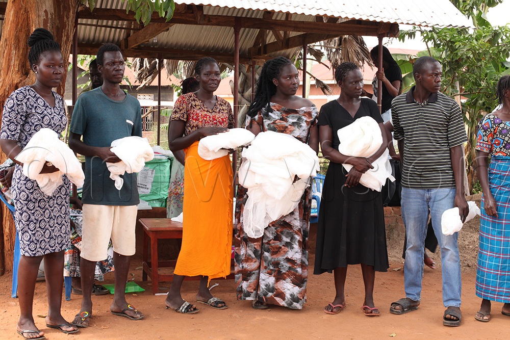 The distribution is part of the five-phase format of the Universal Coverage Campaign and is designed to push national mosquito net coverage beyond 60 percent, in line with Uganda&rsquo;s Malaria Elimination Strategy (2025&ndash;2030). (Credit: John Musenze)