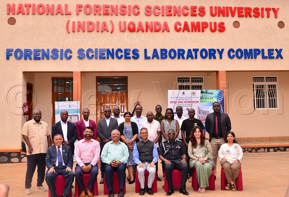 The NFSU Jinja campus director, Air Commodore Kedar Thaakar, said this was their first DNA workshop organised for government experts and expressed confidence that it had equipped participants with knowledge they could use to advocate for improved forensic services in their respective countries. (Credit: Jackie Nambogga)