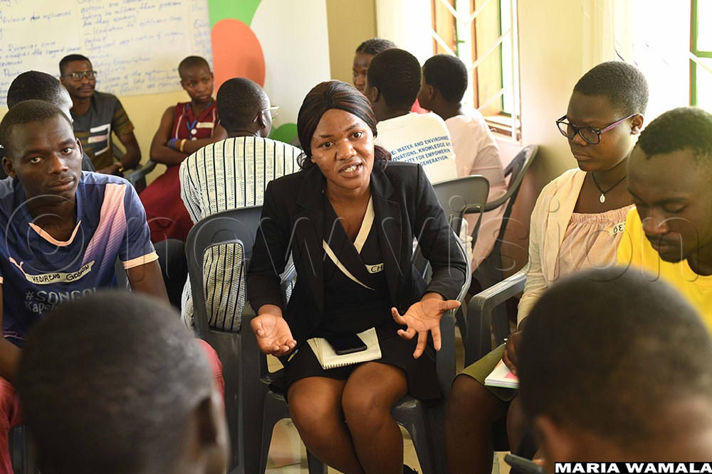 Echo Champions youths during a the boot camp in Namugongo. (Photo by Maria Wamala)