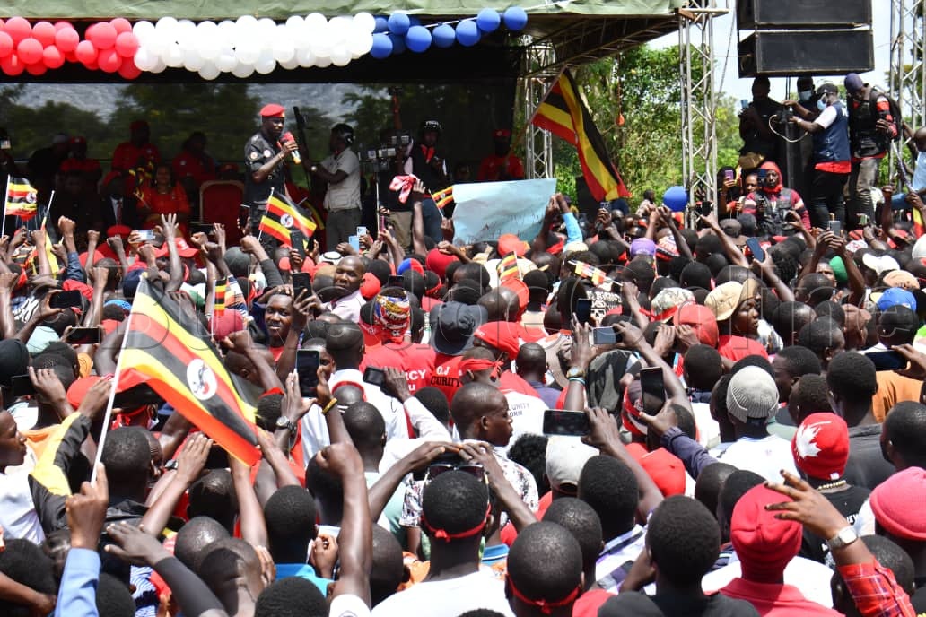 Abawagizi ba Kyagulanyi e Bugweri