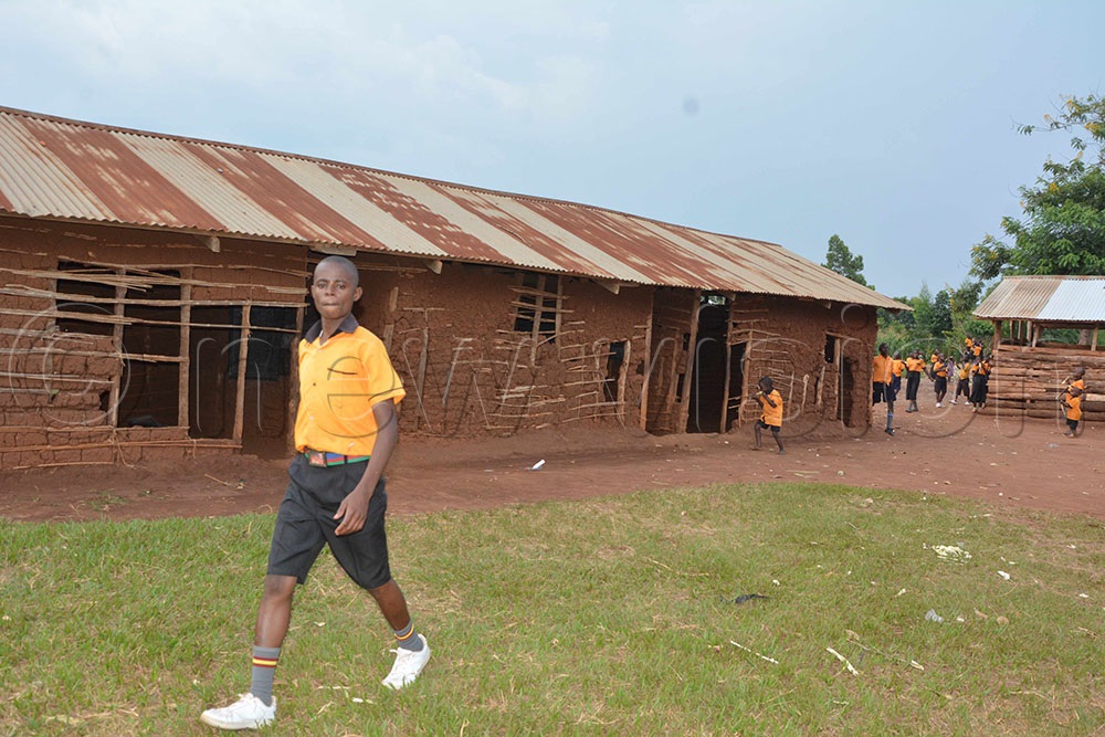 A classroom block at Ikoba Nursery and Primary Community School in Bubogo parish, Kikuube district. Parents and local leaders want the Government to take over the management of the school to improve the education standards in their area.