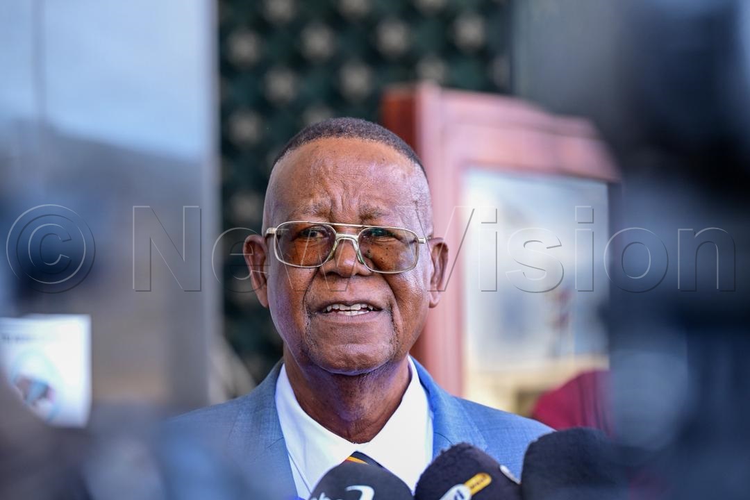 Minister of Internal Affairs, Hon. Prof. Ephraim Kamuntu.