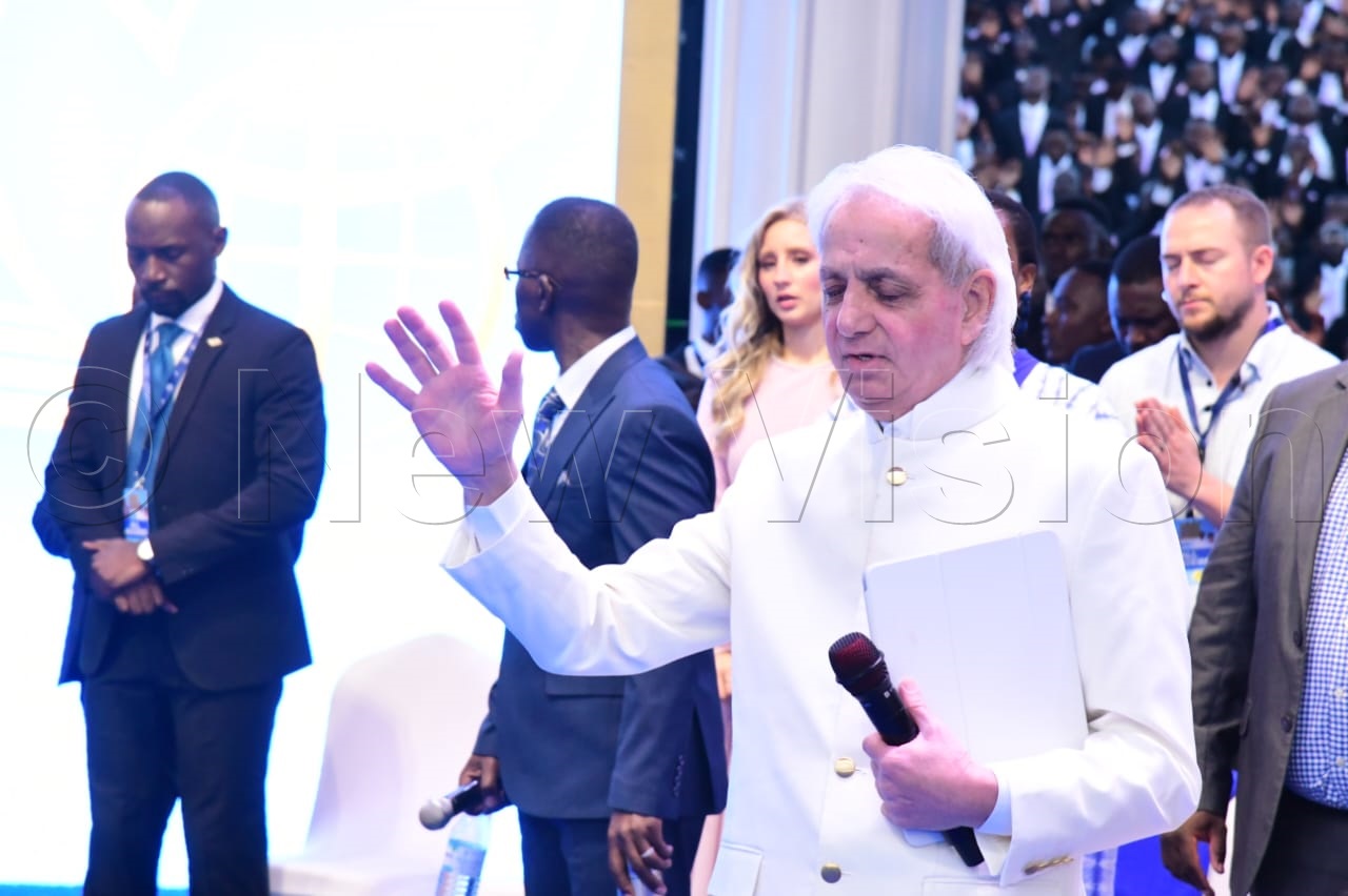 Pastor Benny Hinn. (Photo by Eddie Ssejjoba)