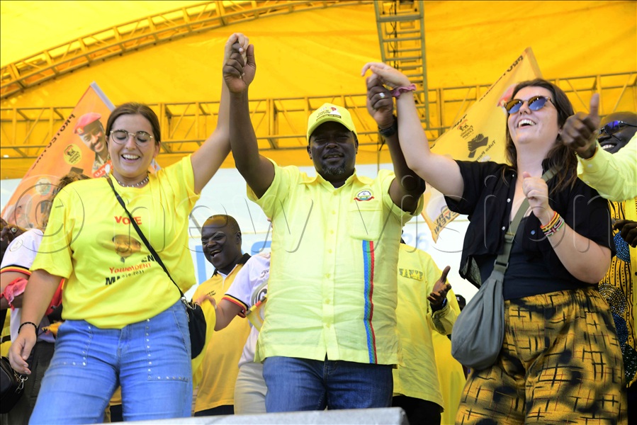 Several foreign nationals turned up to show their support to President Yoweri Museveni.