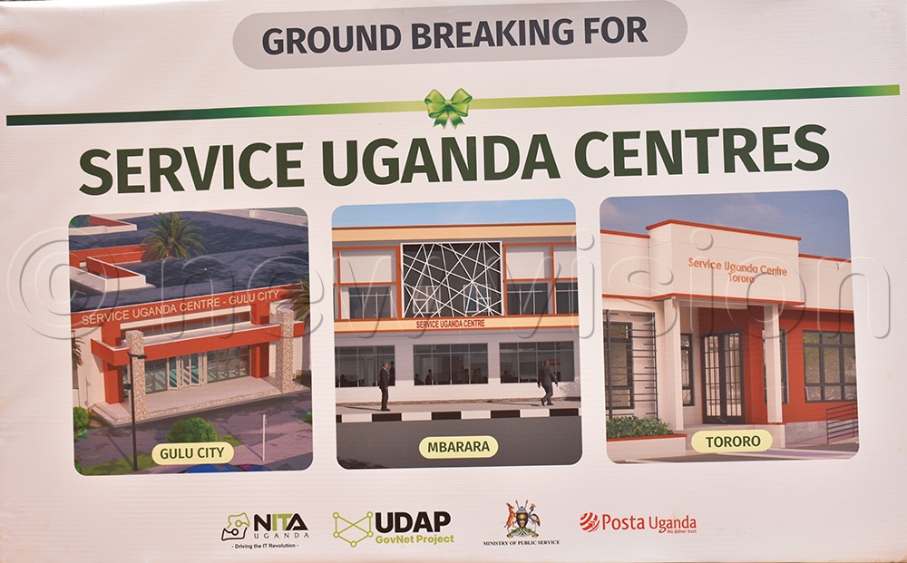 The proposed service centres in different regions. (Photo by Claude Omona)