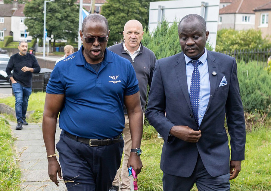 Donald Rukare together with Ivan Kakembo. Courtesy photos