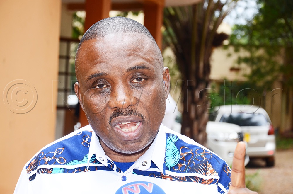 The Kampala Lord Mayor Erias Lukwago addressing the media at Plot 6 Katonga Road on Thursday July 31, 2025 in Nakasero Kampala. (Photo by Isaac Nuwagaba)