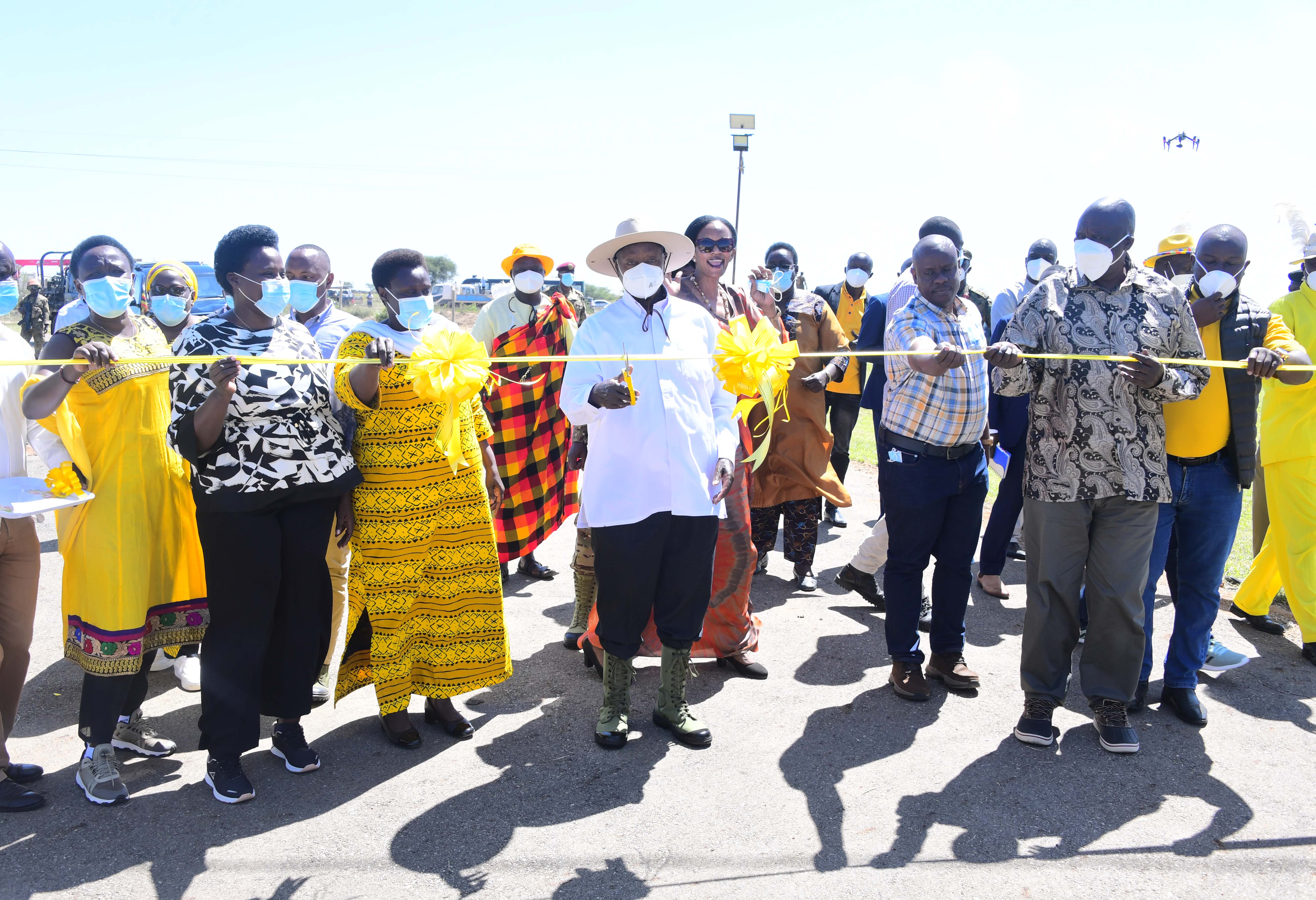 Museveni eyigwireho Karamoja Presidential Industrial Hub omuri Napak.