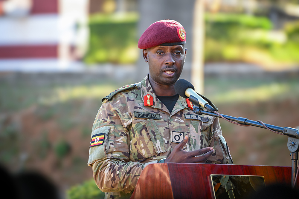 The Deputy Commander SFC, Brig Gen. JB Asinguza. (Courtesy)