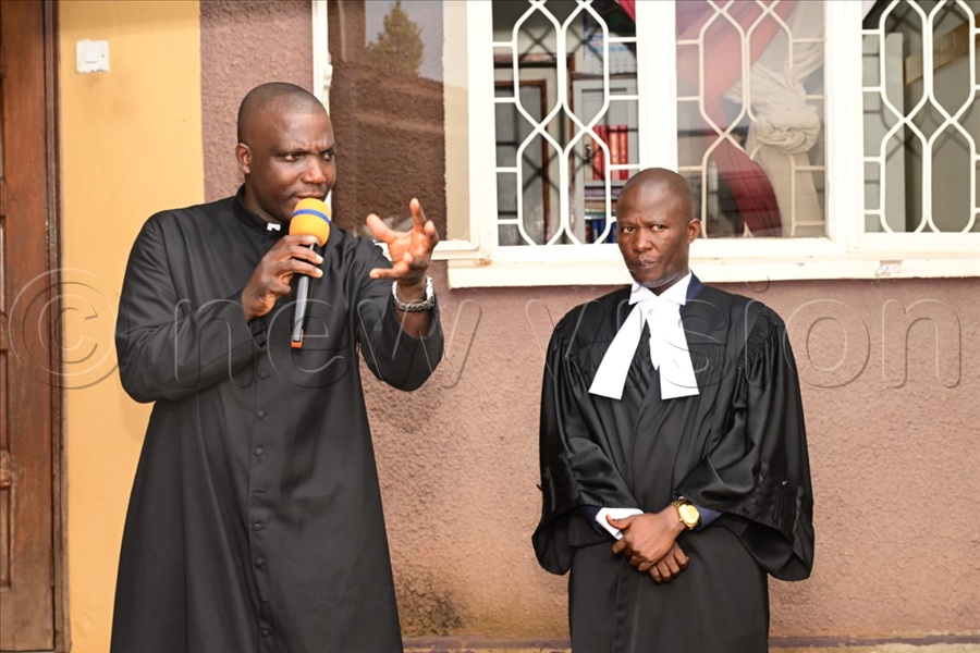  Kamulegeya also received blessings from the Rev. Fr. Deogratias Kiibi, the parish priest of St. Joseph Catholic Parish in Mpigi, who graced the occasion and commended him for being highly generous by donating even to projects outside his religious belief.