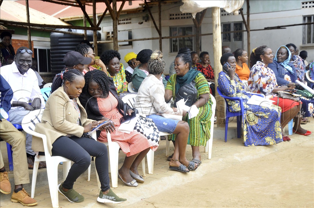 Women participating in the nomination exercise at Mutungo 1 parish in Nakawa Division.