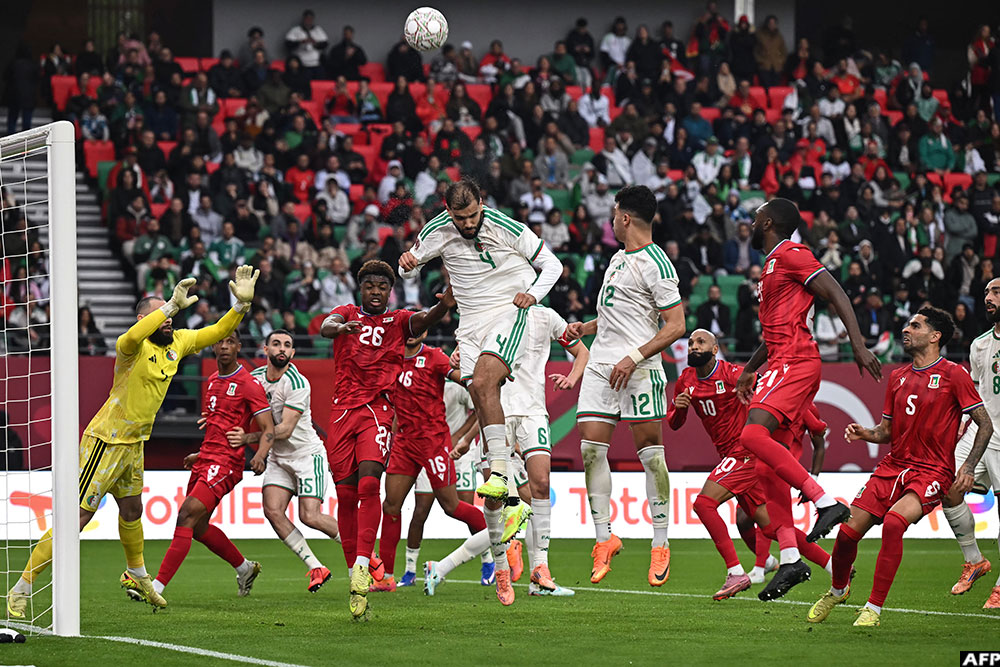 Two-time former champions Algeria completed the group stage with a perfect record as they beat Equatorial Guinea 3-1 in Rabat.