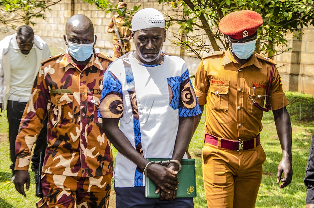 former Flying Squad Unit operative Abdul Noor Ssemujju, alias Minaana, upon arrest. (File)