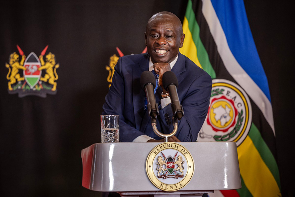 Former Kenyan Vice-President Rigathi Gachagua. 
