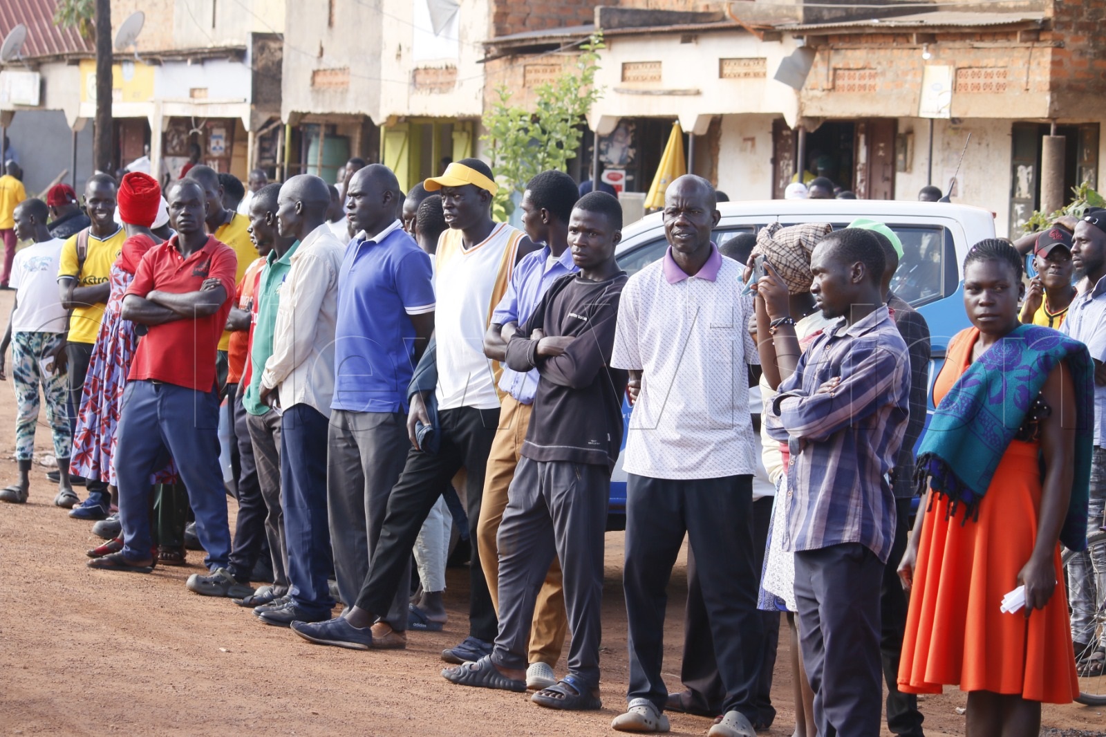 Voters listening in.