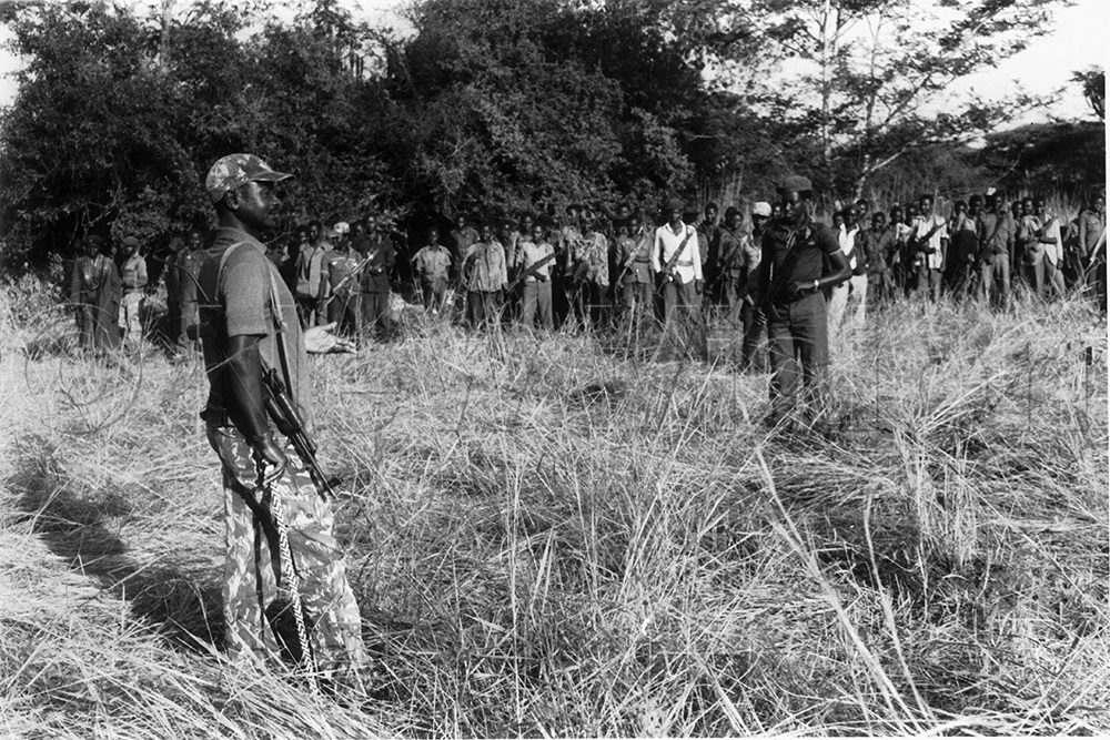 NRA: 1980s, Commander Museveni addresses his troops in Luwero Triangle. (Files)