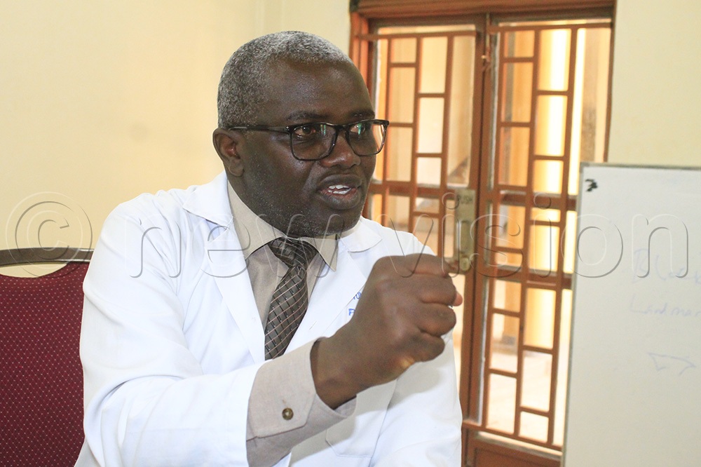 Dr Bitungwa Johnson, the Principal Psychiatric Officer at Kabale Regional Referral Hospital. (Photo by Nelson Ahimbisibwe)