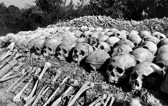 The skeletons and skulls of the Luwero Triangle for the period 1981-1986. (Courtesy)