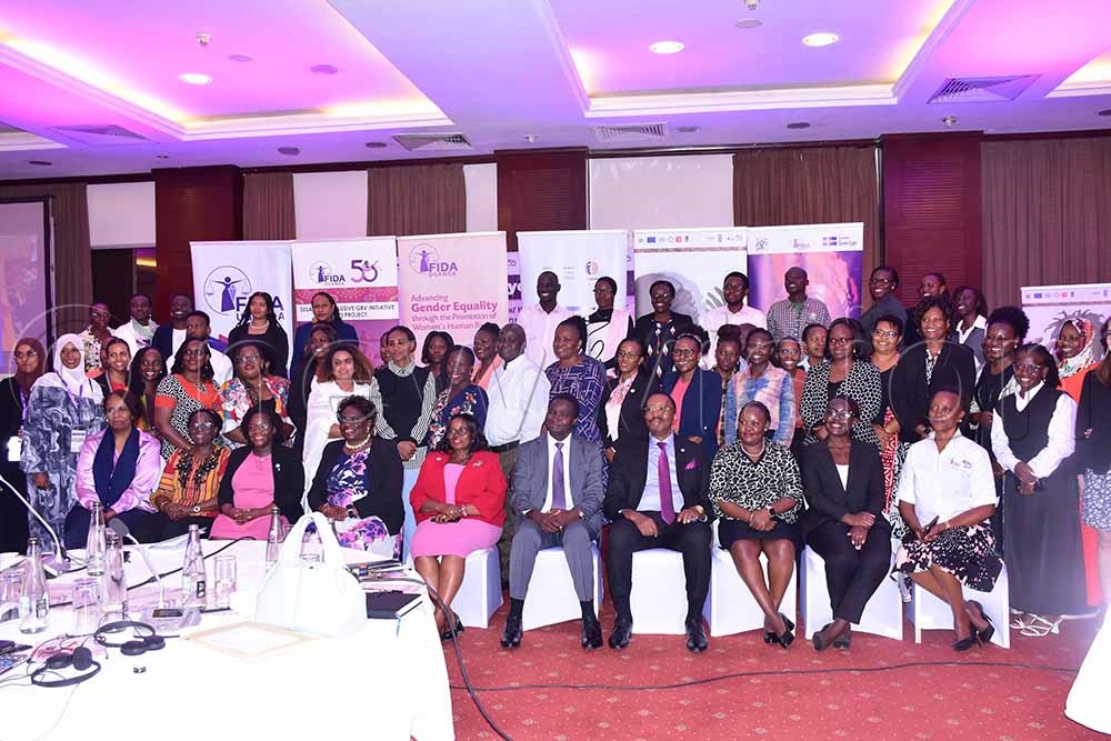 Delegates from Ethiopia, Sudan, Kenya and Uganda at Serena Hotel in Kampala after the Regional Gender Forum conference. (Credit: John Musenze)