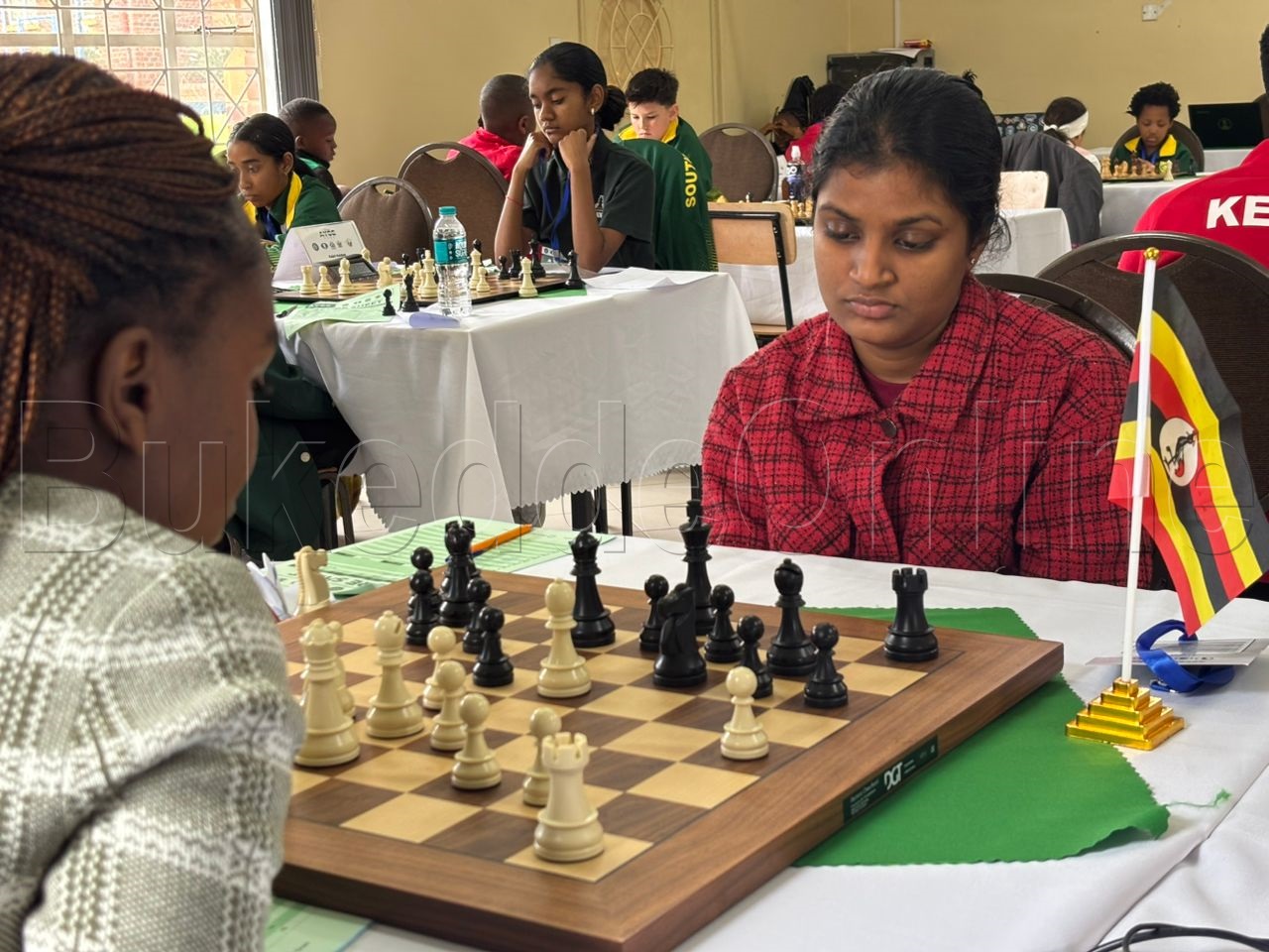 Sana Omprakash(U18) nga attunka ne Amroui Alexia owa South Africa