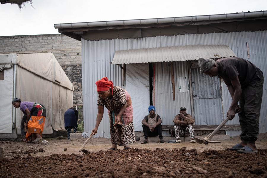 Workers renovate an Ebola isolation and observation site for suspected cases and close contacts in Goma, the Democratic Republic of the Congo (DRC), on May 19, 2026. (Xinhua