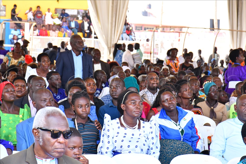 Some of the Christians who attended the consecration and enthronment of Bishop Grace Lubaale as the new Bishop of Busoga Diocese.