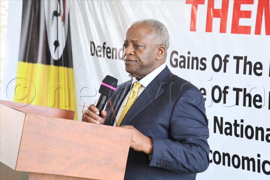Former Prime Minister John Patrick Amama Mbabazi served as chief guest at the launch on Tuesday (November 18) hosted at the MoDVA headquarters in Mbuya, Kampala.