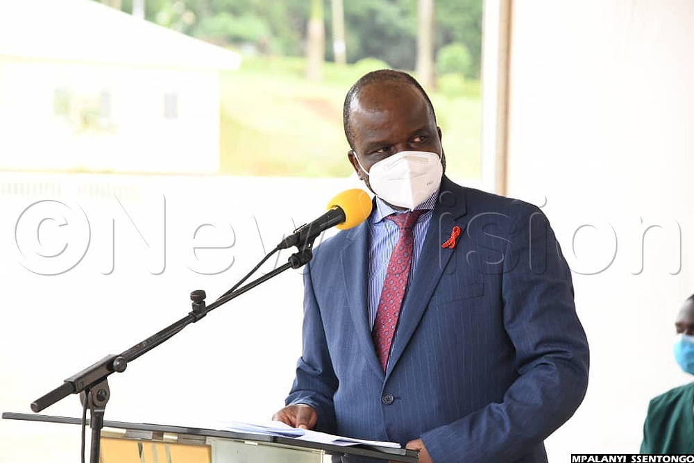 Dr. Nelson Musoba, the director-general of Uganda AIDS Commission