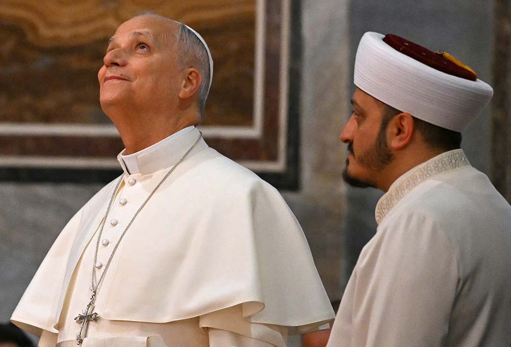 Pope Leo XIV visits the Sultan Ahmed Mosque (Blue Mosque), in Istanbul on November 29, 2025. (AFP Photo)