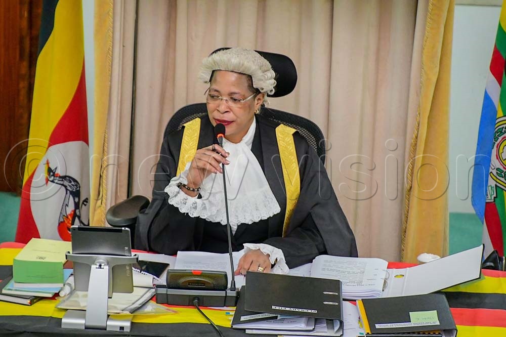 Speaker Among remarked as she responded to Kira Municipality MP Ibrahim Ssemujju’s comments on whether the beneficiaries of the iron sheets should be allowed to speak in the House.