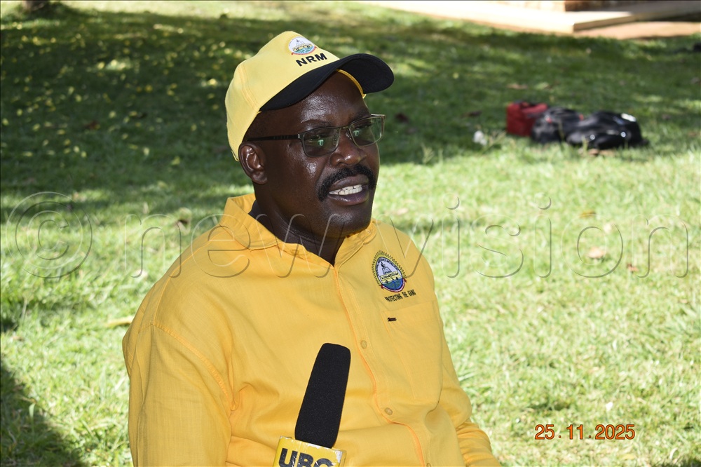 Richard Wanyama Hamala, the NRM flag-bearer Samia Bugwe Central.